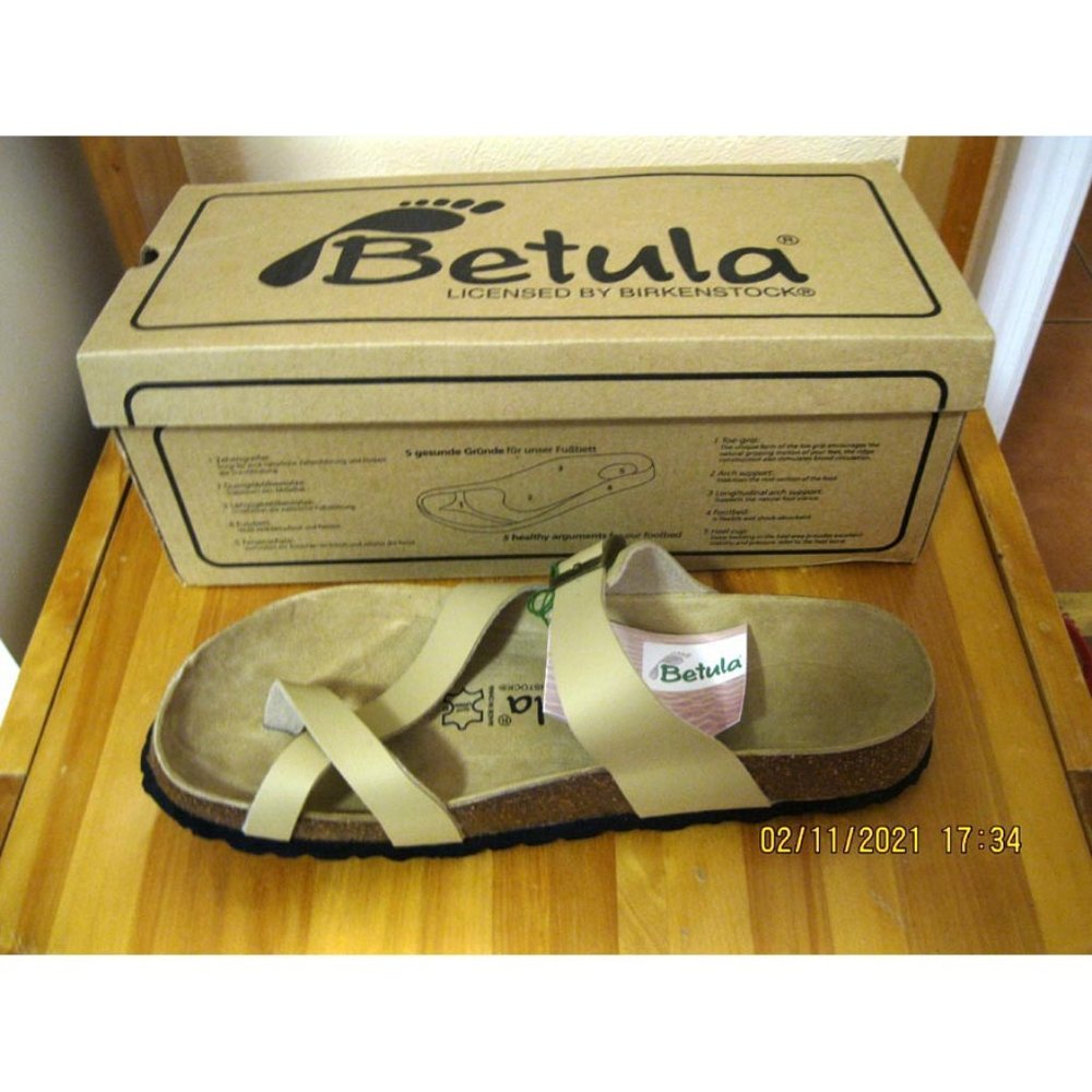 Birkenstock Betual "Sand" Mia sandals, New in Box